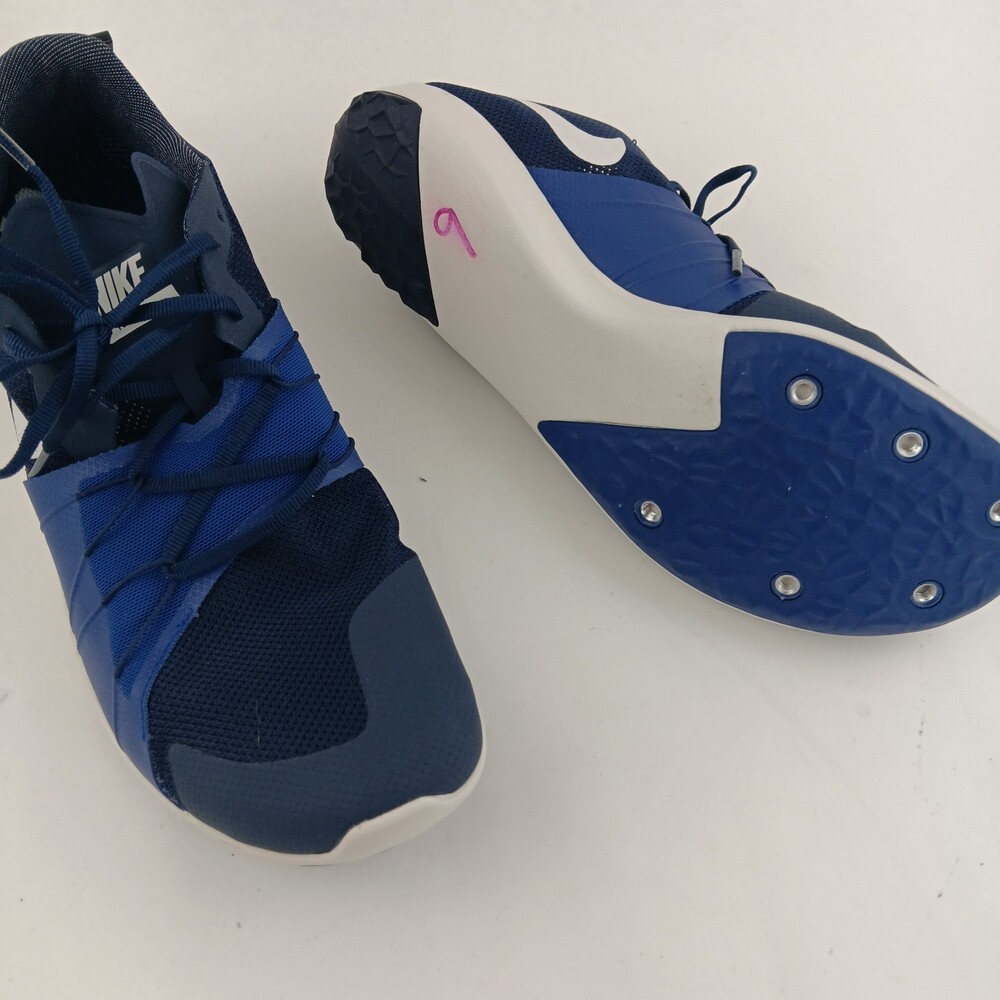 Nike Rival XC Spikes Men's Blue Low Top Lace Up Racing Shoes Size 11